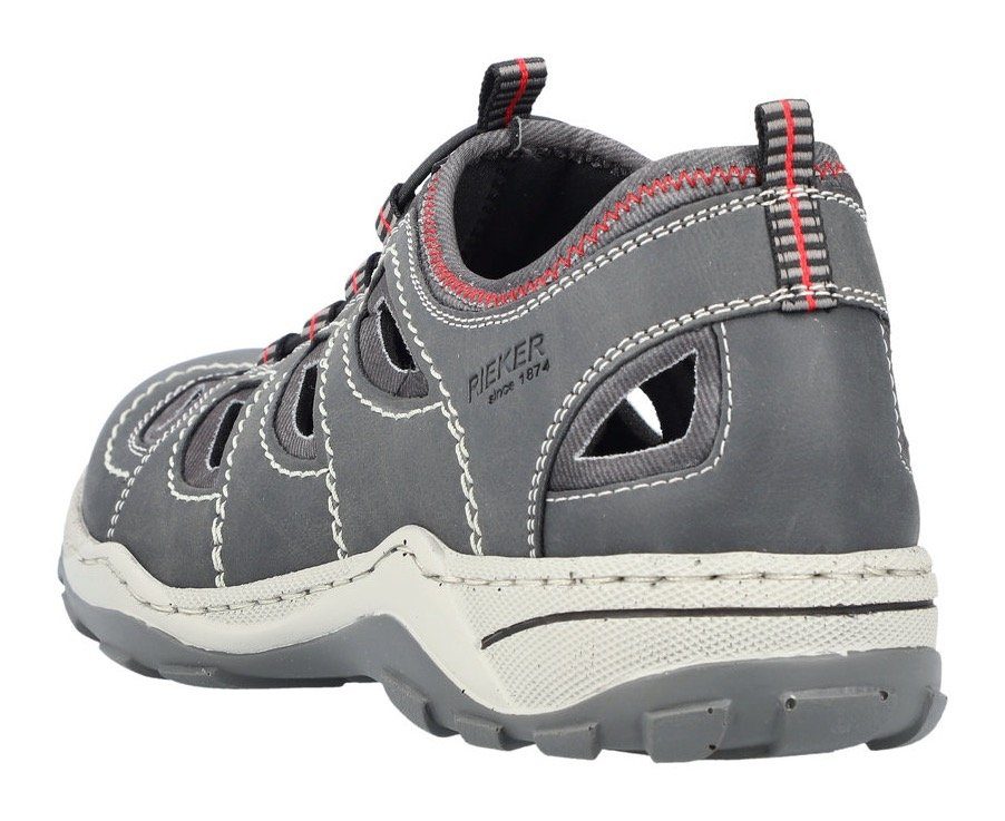 Rieker Slipper Trekking Schuh, Sandale, Sommerschuh mit praktischem Gummizu günstig online kaufen