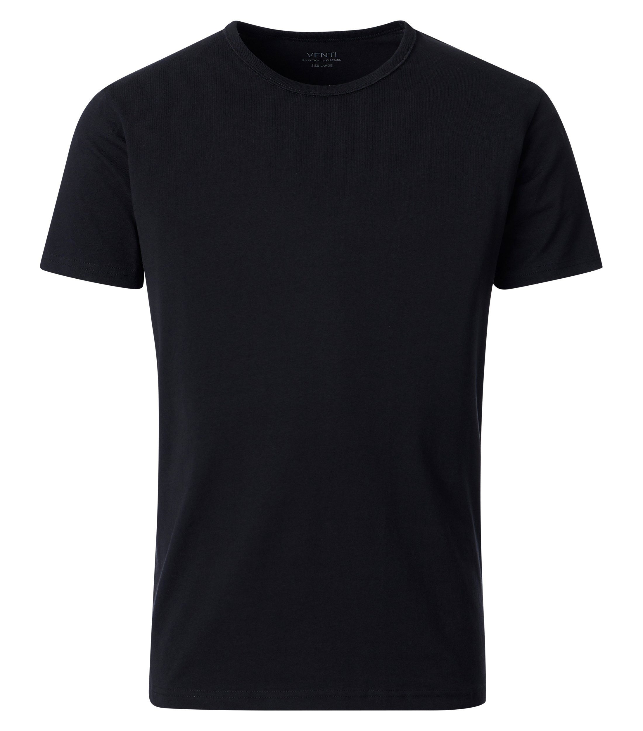 VENTI T-Shirt VENTI T-Shirt Doppelpack uni