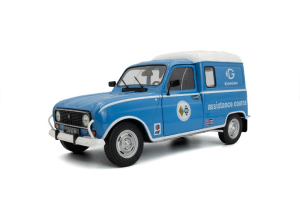 Solido Modellauto Renault 4LF4 Gordini Service 1976 blau, Maßstab 1:18