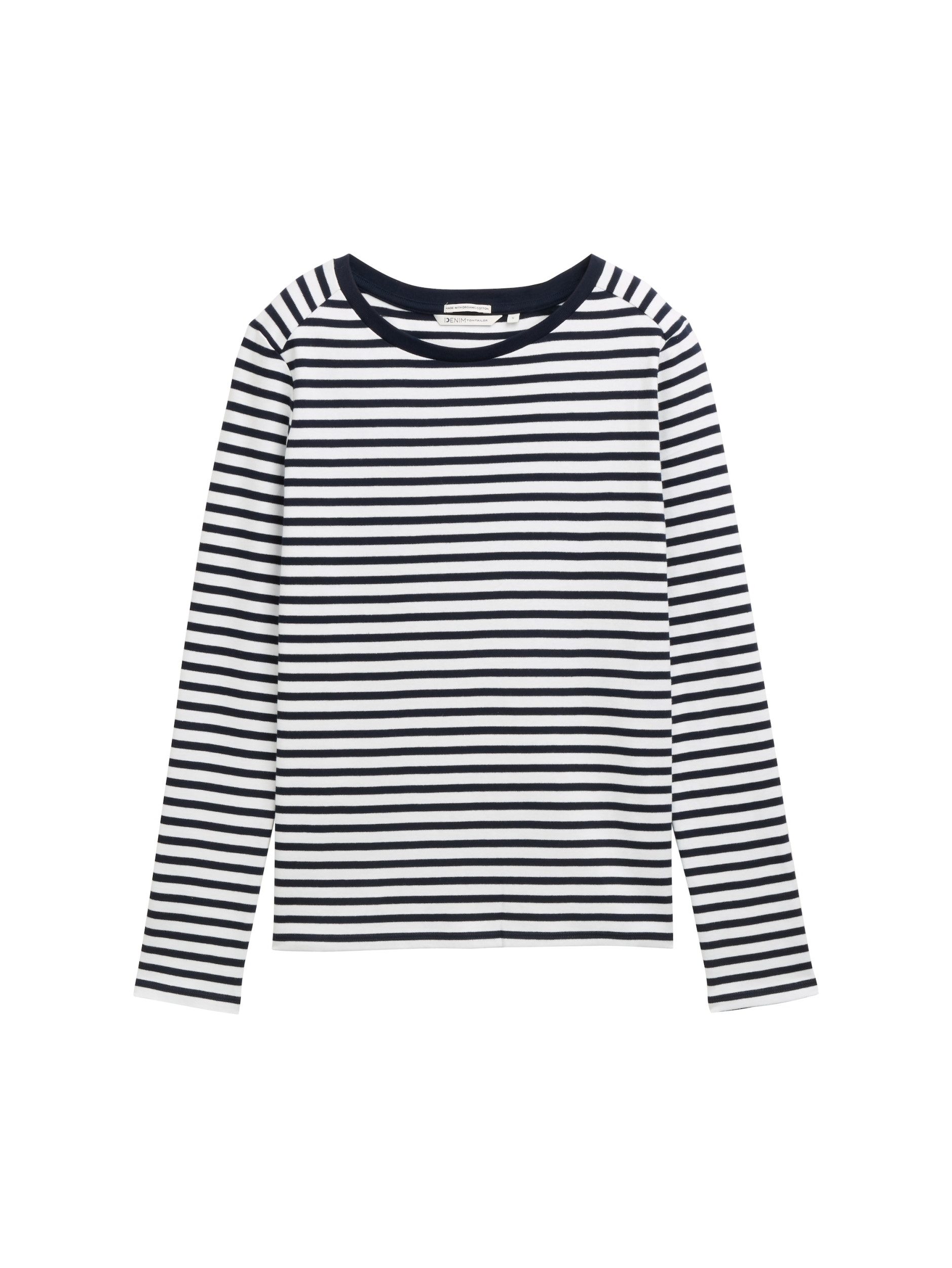 TOM TAILOR Denim Langarmshirt striped interlock günstig online kaufen