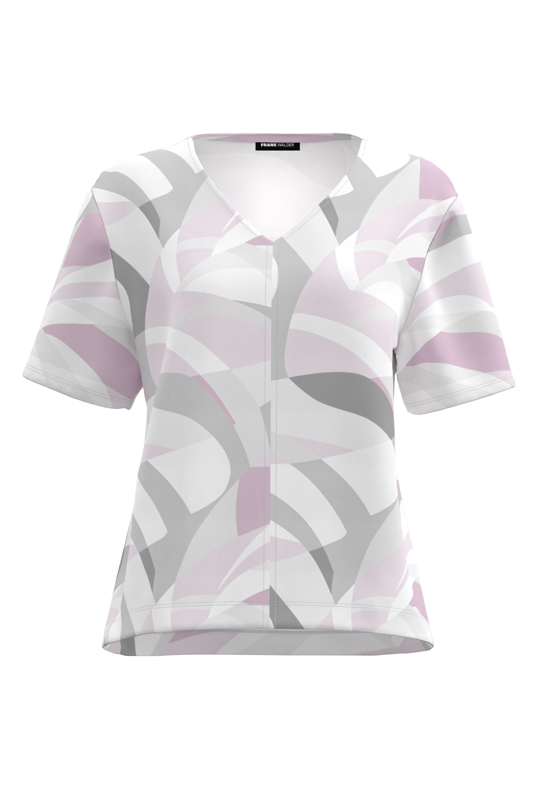 FRANK WALDER T-Shirt mit abstraktem Print günstig online kaufen