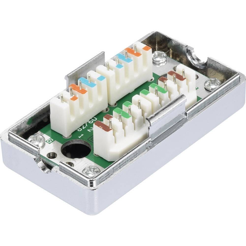 Renkforce Connection Box, CAT Netzwerk-Adapter 5e metallisiert