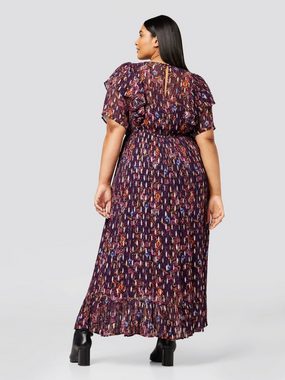 Guido Maria Kretschmer Curvy Maxikleid (1-tlg) Falten, Volant