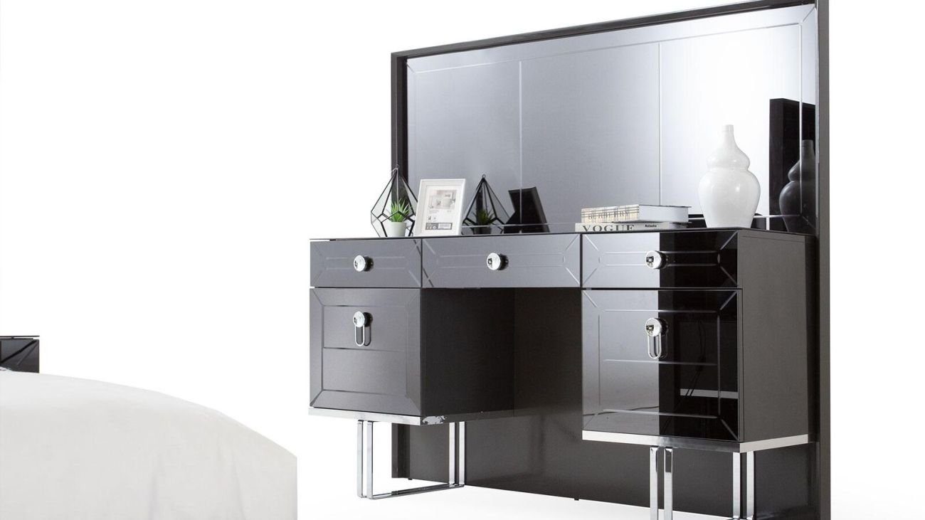 JVmoebel Schminktisch luxur Schminktisch Europa Konsole in Design Set Schlafzimmer (1-St., 1x Made Schminktisch), Möbel Set Neu