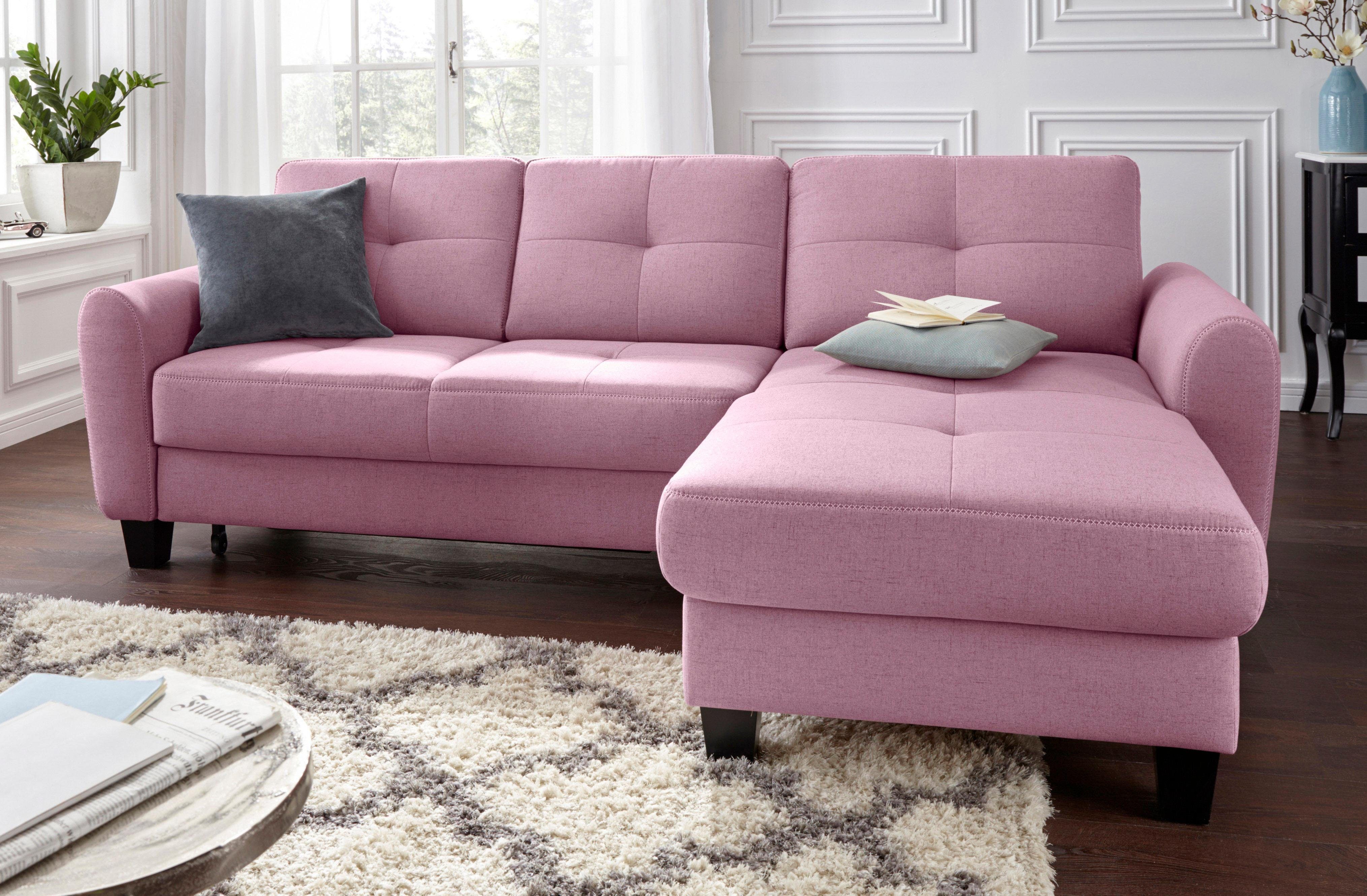 sit&more Ecksofa Varese L-Form, mit Federkern, günstig online kaufen