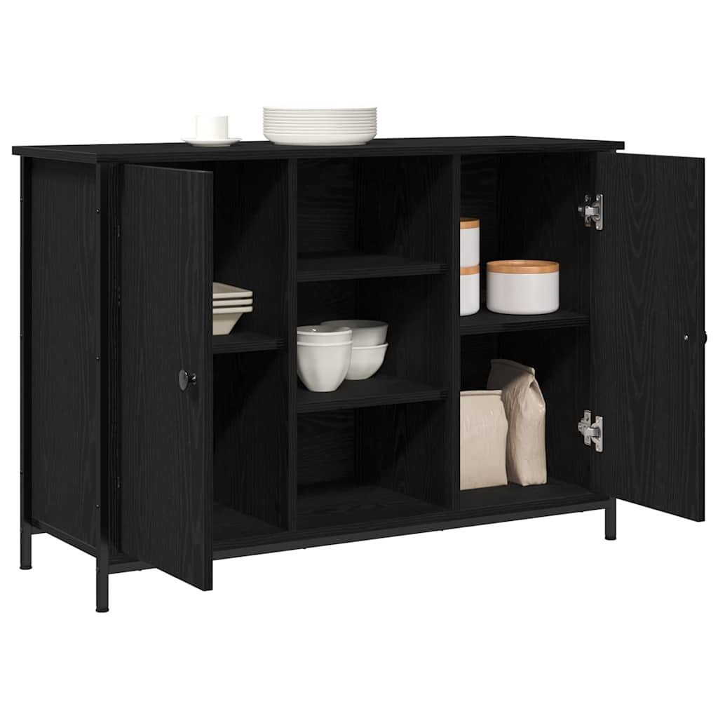 vidaXL Sideboard Sideboard Schwarze Eiche 100 günstig online kaufen