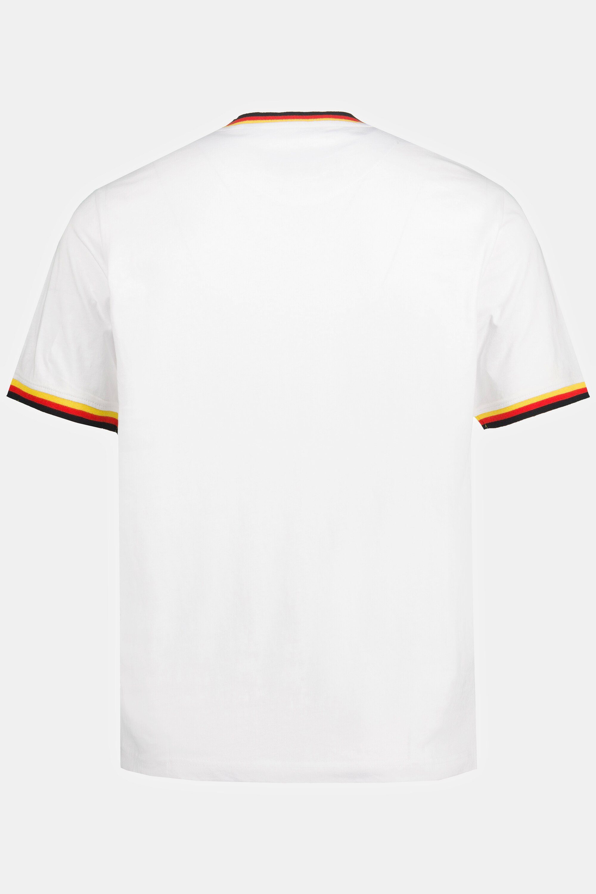 JP1880 T-Shirt T-Shirt Fußball WM Halbarm schneeweiß