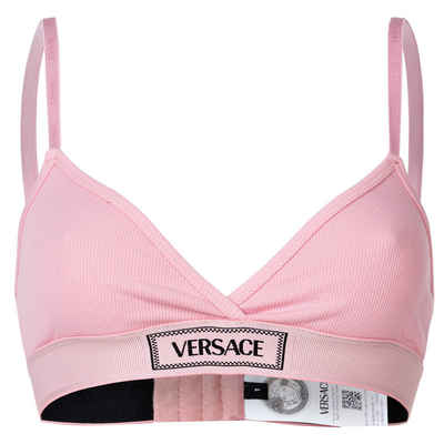 Versace Bustier Damen Bustier RIB - Triangel-Bralette, Rippstrick