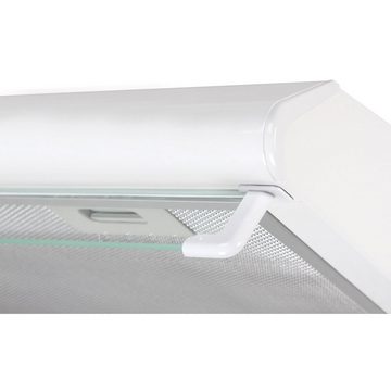 GURARI Wandhaube GCH F 590 60 WH, Einbau Dunstabzugshaube 60 cm, 250m³/h, mit Glas, LED