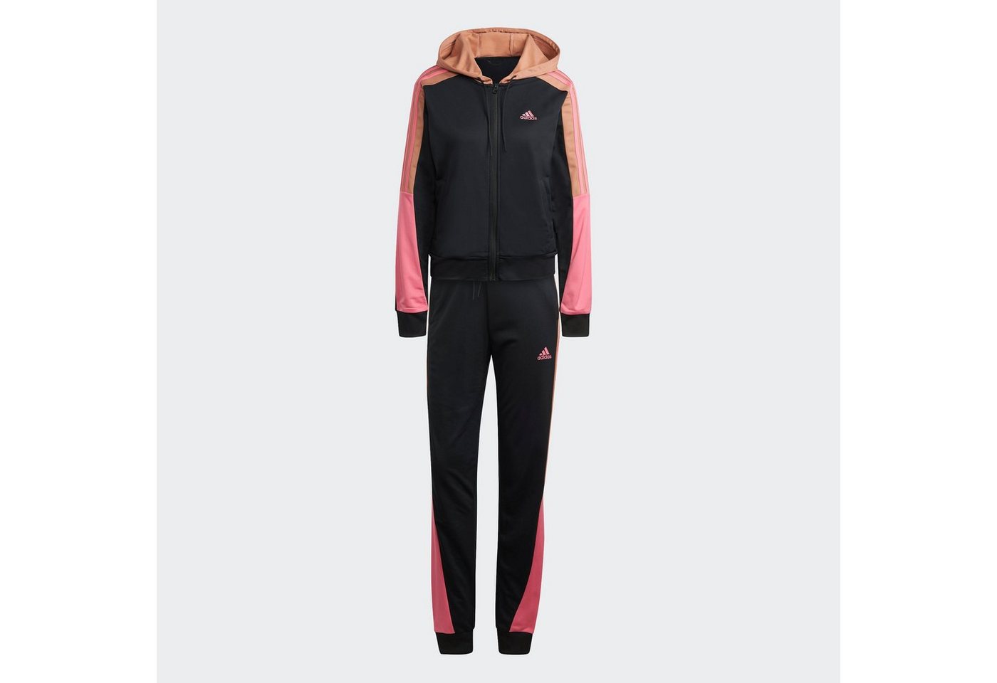 adidas Sportswear Trainingsanzug W BOLDBLOCK TS (2 tlg) › schwarz  - Onlineshop OTTO