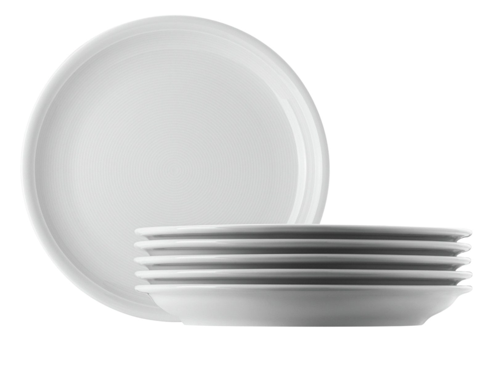 Thomas Porzellan Geschirr-Set Trend weiss Brotteller 16 cm Set6, Porzellan