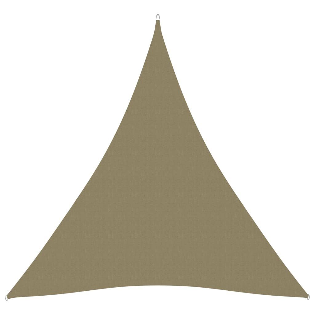 Sonnensegel 5 x 6 x 6 m Sonnensegel Oxford-Gewebe Dreieckig 5x6x6 m Beige Beschatt