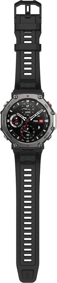 Amazfit T-Rex 3 Smartwatch (1,5 Zoll, Zepp OS), Hyrox Race Mode schwarz