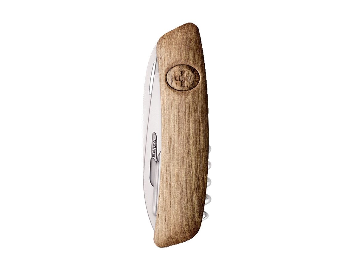 SWIZA Taschenmesser SWIZA Schweizer Messer D09 Walnussholz-Griffschalen, 13 Funktionen