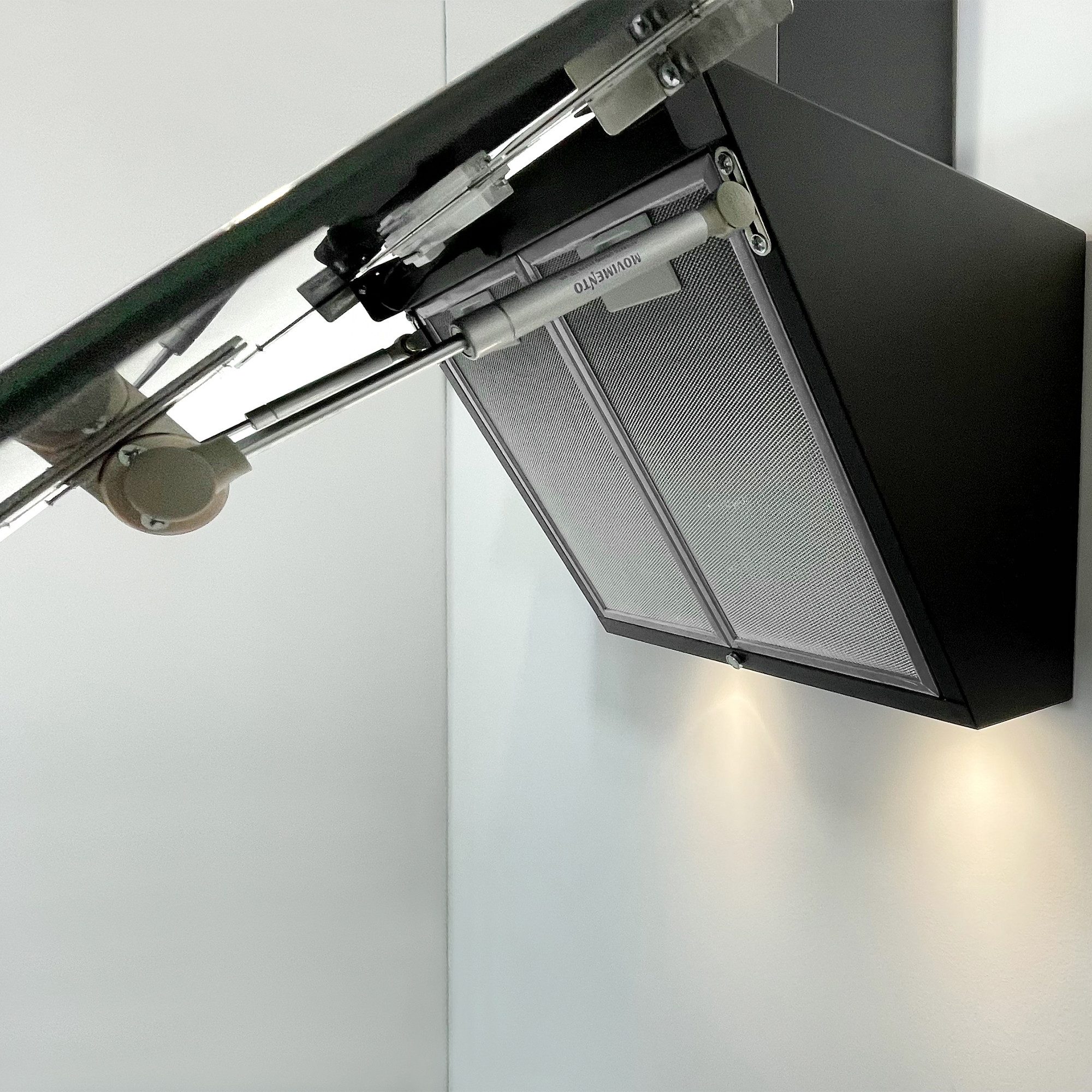 KAUFMANN Wandhaube VIKTORIA 90 BL. Kopffreihaube Dunstabzugshaube 90 cm, 1000 m³/h VIKTORIA 90 BL. Kopffreihaube Dunstabzugshaube 90 cm, 1000 m³/h, Wandhaube 90 cm, Randabsaugung, Touch,Fernbedienung