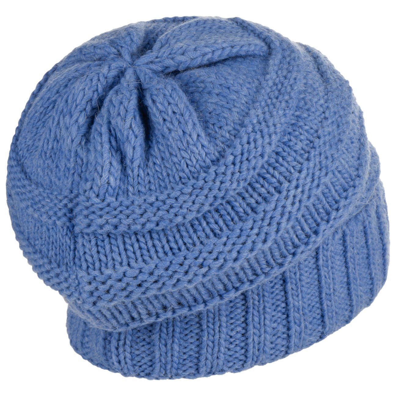 Lierys Beanie hellblau Made mit (1-St) Futter, Strickmütze in Germany