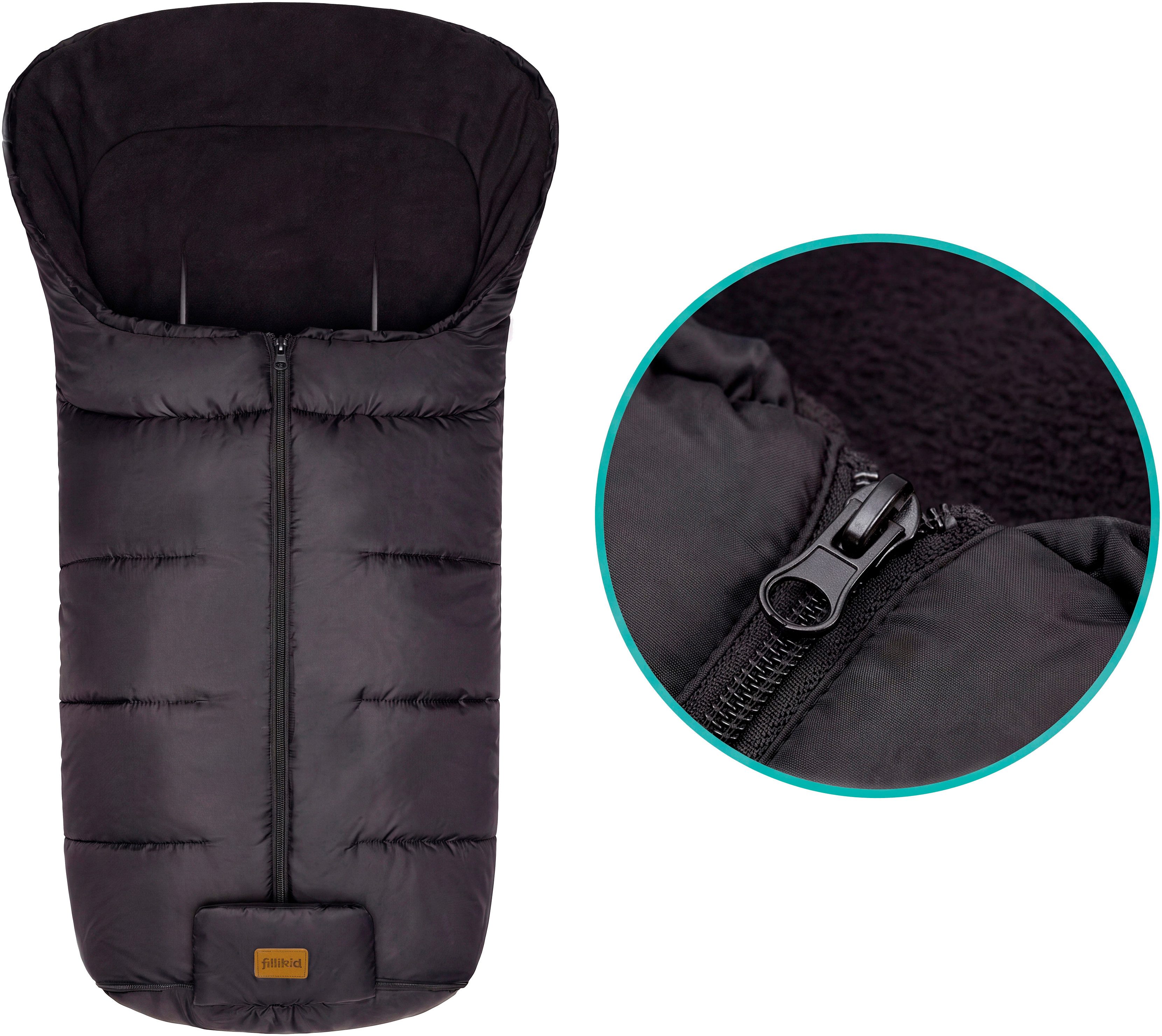 Fillikid Fußsack Eco Big Winterfußsack, schwarz – Bild 5 von 5