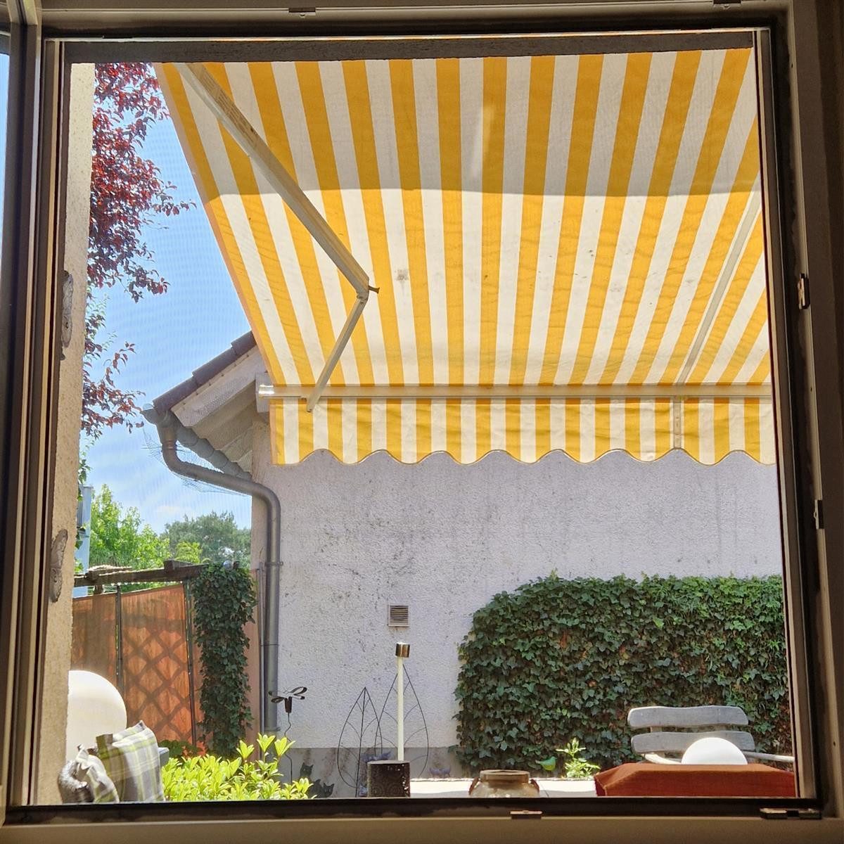 varivendo Insektenschutz-Fensterrahmen Insektenschutz Fenster Moskitonetz Anthrazit 1500x1800mm, (Stück, 1-St., Insektenschutz), Moskitoschutz Moskitonetz Insektennetz