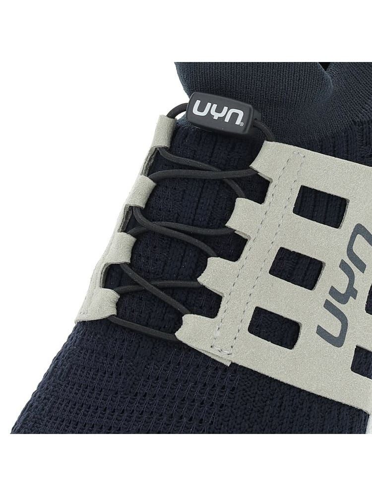 UYN Nature Tune (Merinowolle, flexibel, nahtlos) dunkelblau/anthrazit Sneaker