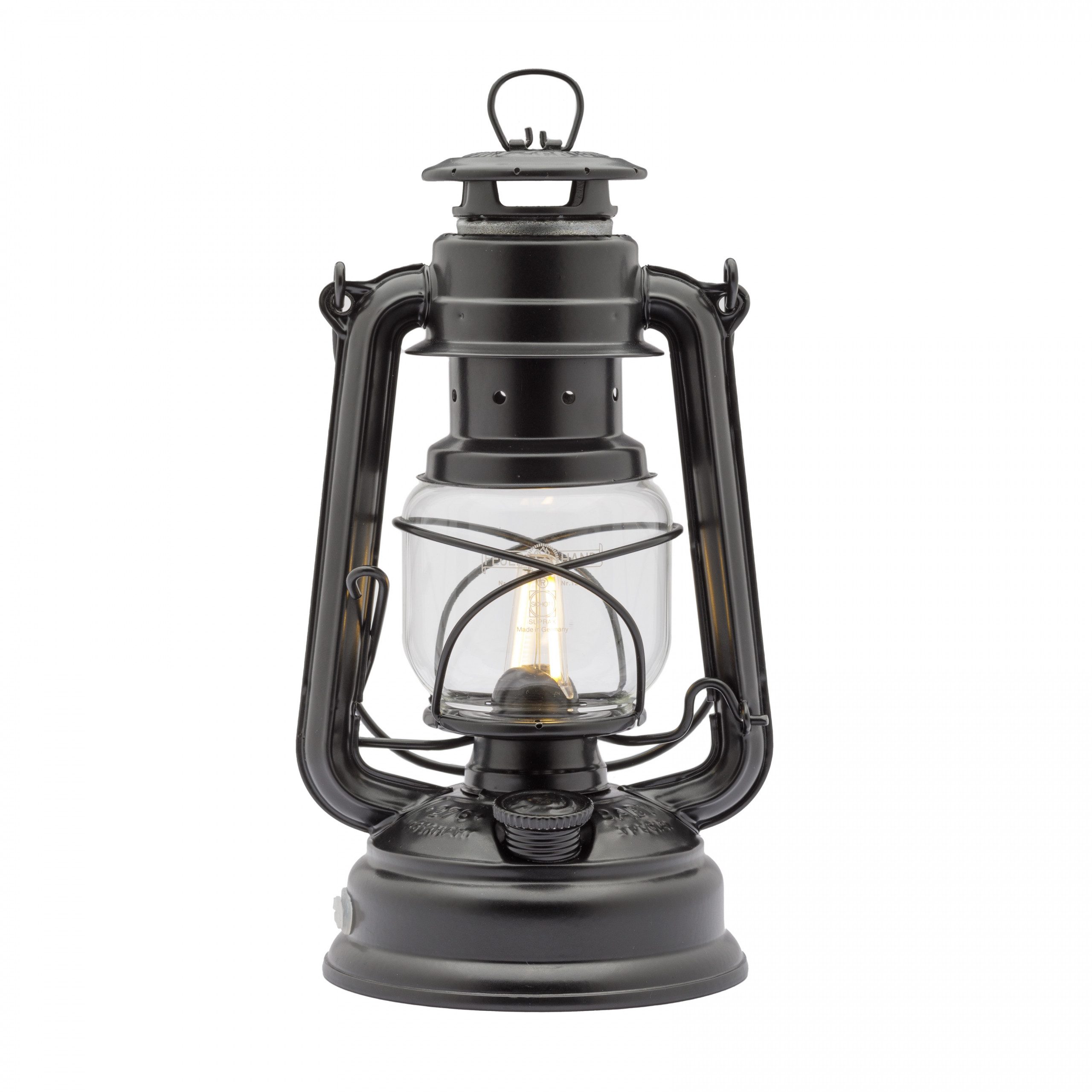 Feuerhand Gartenleuchte Feuerhand LED Laterne Baby Special 276 Matt Black Dimmbar