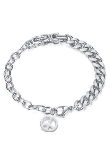 Firetti Edelstahlarmband Schmuck Geschenk Peace, Frieden