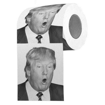 Goods+Gadgets Papierdekoration Donald Trump Klopapier, Toilettenpapier Fun Artikel Geschenk