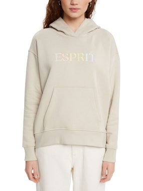 Esprit Sweatshirt Hoodie mit Logostickerei (1-tlg)