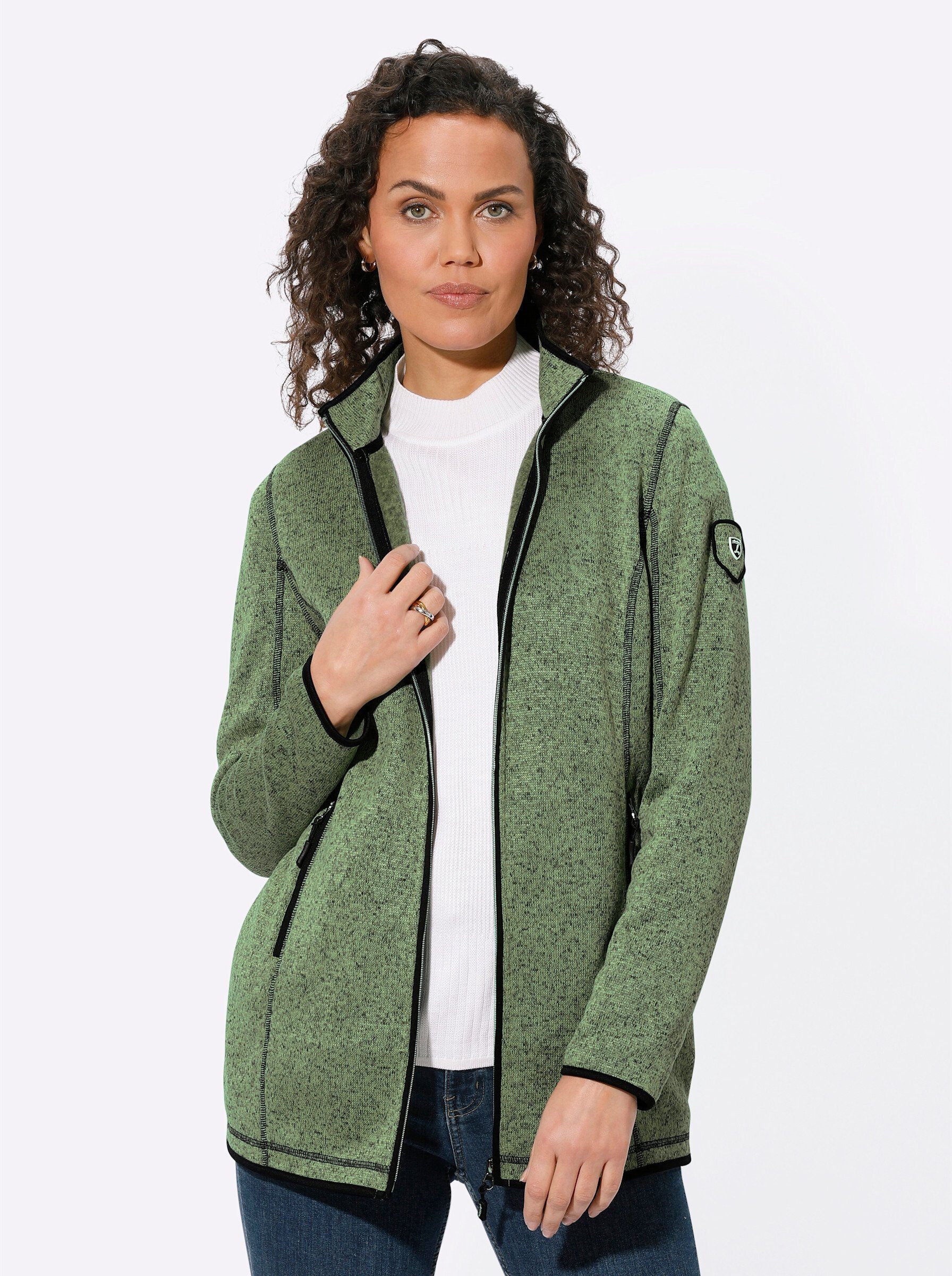 Witt T-Shirt Strick-Fleecejacke
