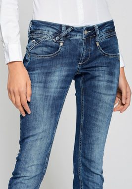 GANG Skinny-fit-Jeans 94Nena in authenischer Used-Waschung