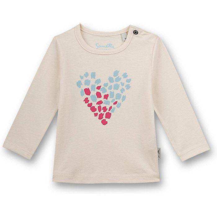 Sanetta Langarmshirt Baby Langarmshirt für Mädchen Organic Cotton