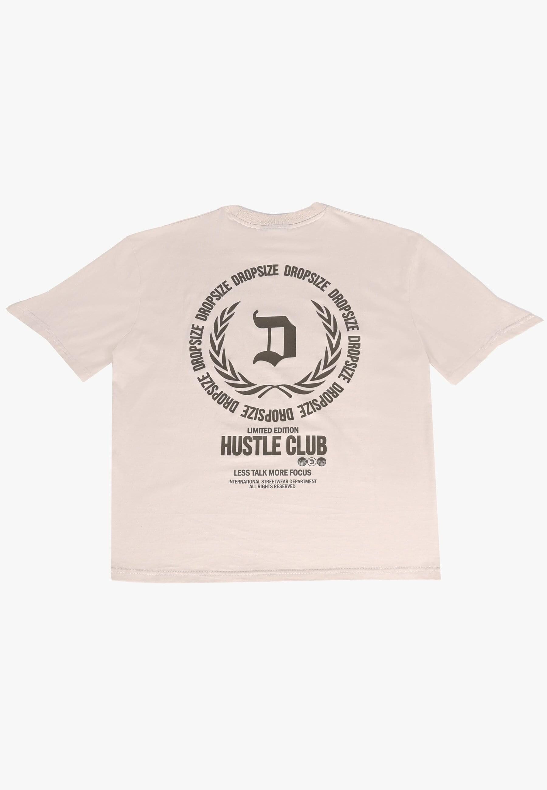 Dropsize T-Shirt Dropsize HEAVY OVERSIZE HUSTLE CLUB CIRCLE T-SHIRT (1-tlg) günstig online kaufen