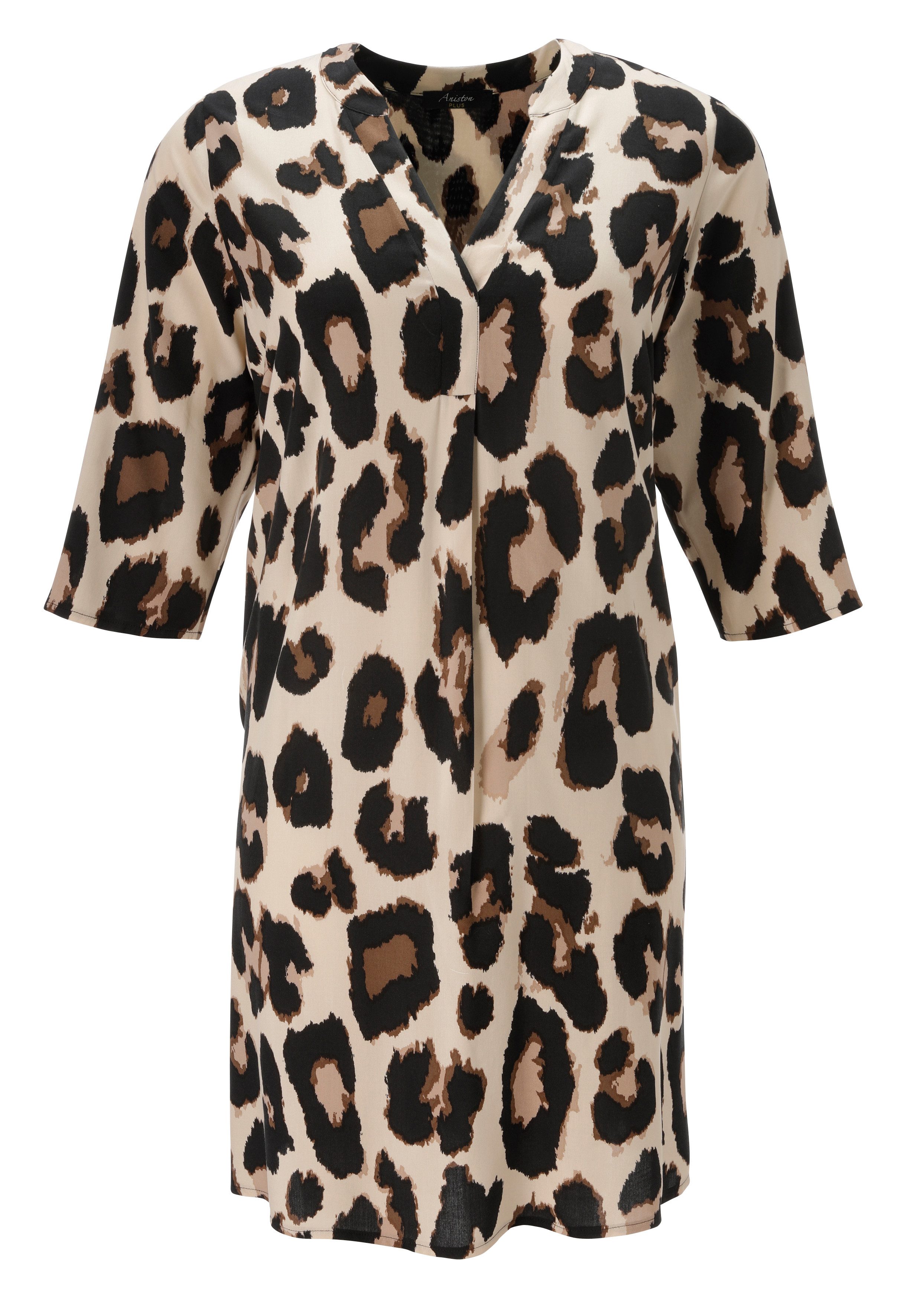 Aniston PLUS Druckkleid mit tollem Leoprint - NEUE KOLLEKTION – Bild 5 von 5