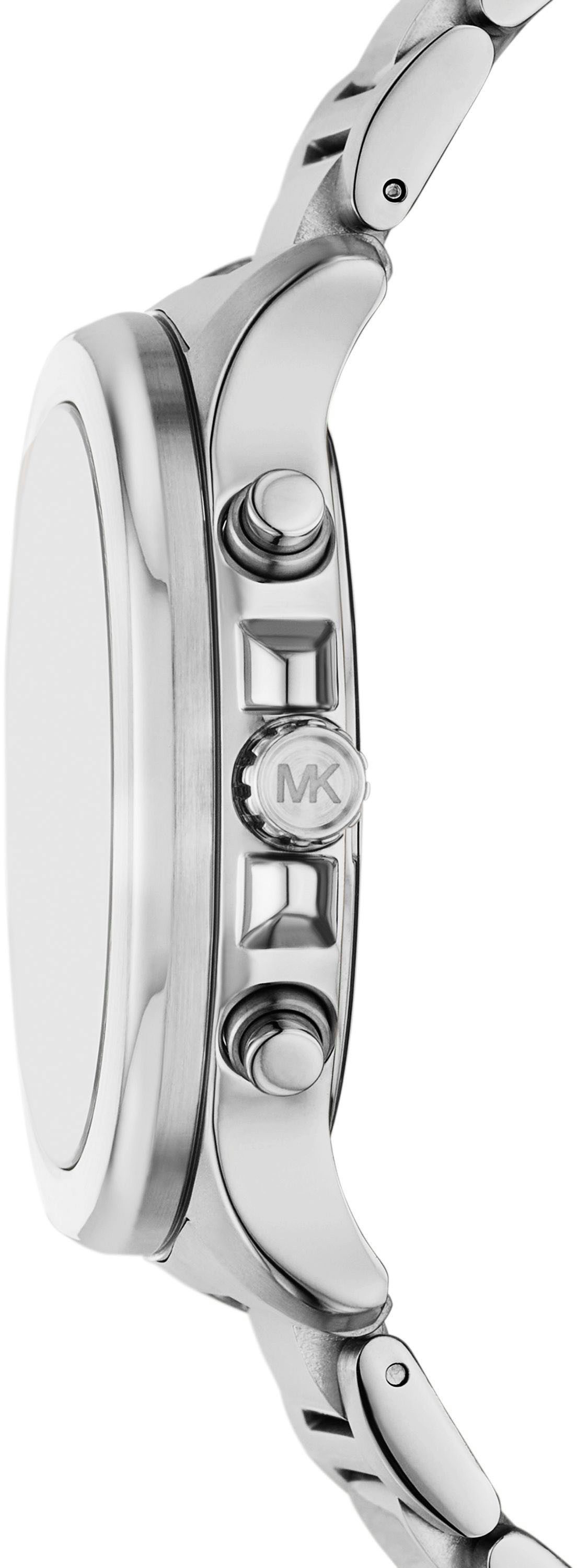 MICHAEL KORS Chronograph SAGE MK9191, Armbanduhr, Herrenuhr, Edelstahlarmband, analog, Tag, Stoppfunktion