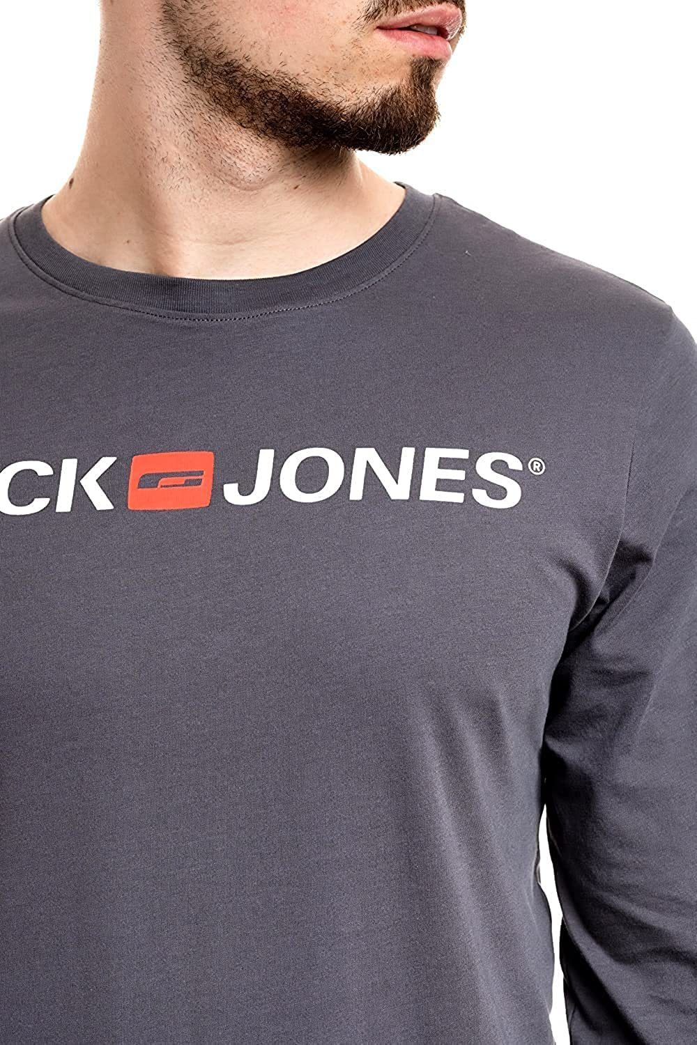 Jack & Jones Langarmshirt mit Printaufdruck