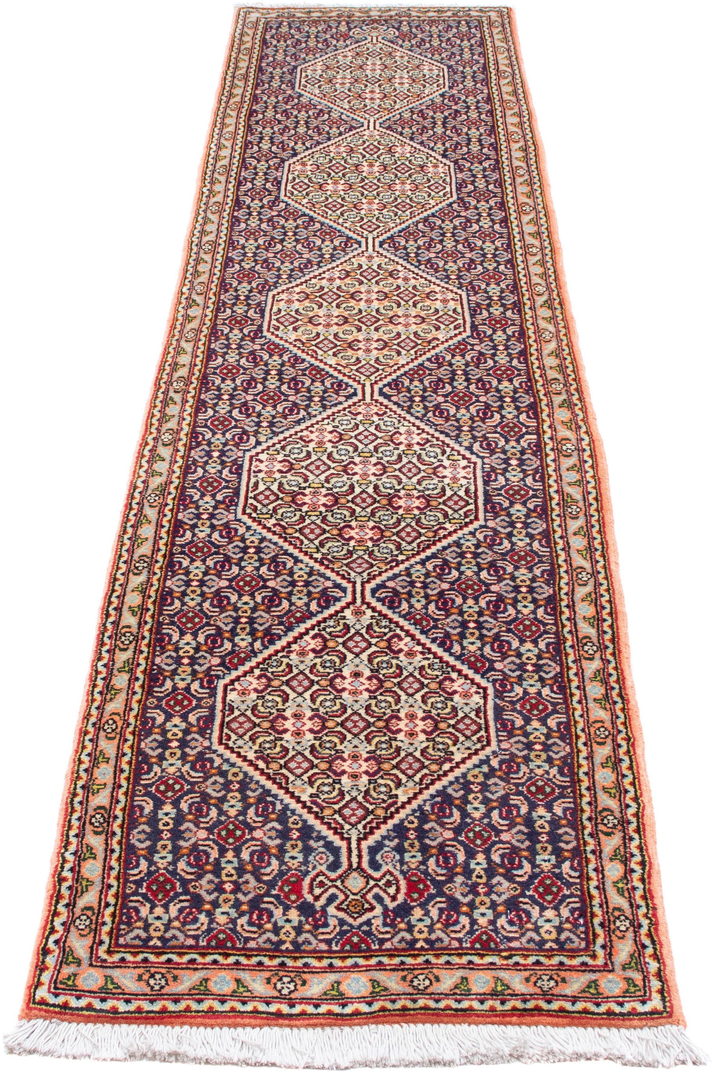 Orientteppich Perser - Classic - 249 x 50 cm - mehrfarbig, morgenland, rechteckig, Höhe: 15 mm, Wohnzimmer, Handgeknüpft, Einzelstück mit Zertifikat