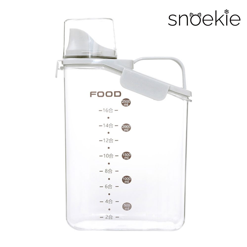 SNOEKIE Futterbehälter Snoekie Tierfuttervorratsbehälter mit Deckel 2L