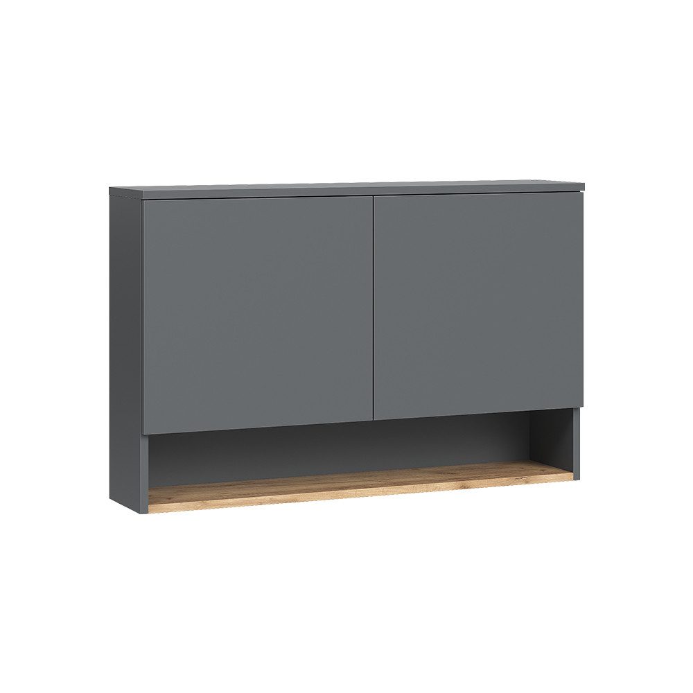 Vicco Hängeschrank Viktor, Anthrazit/Goldkraft Eiche, 93.6 x 60 cm mit 2 Türen