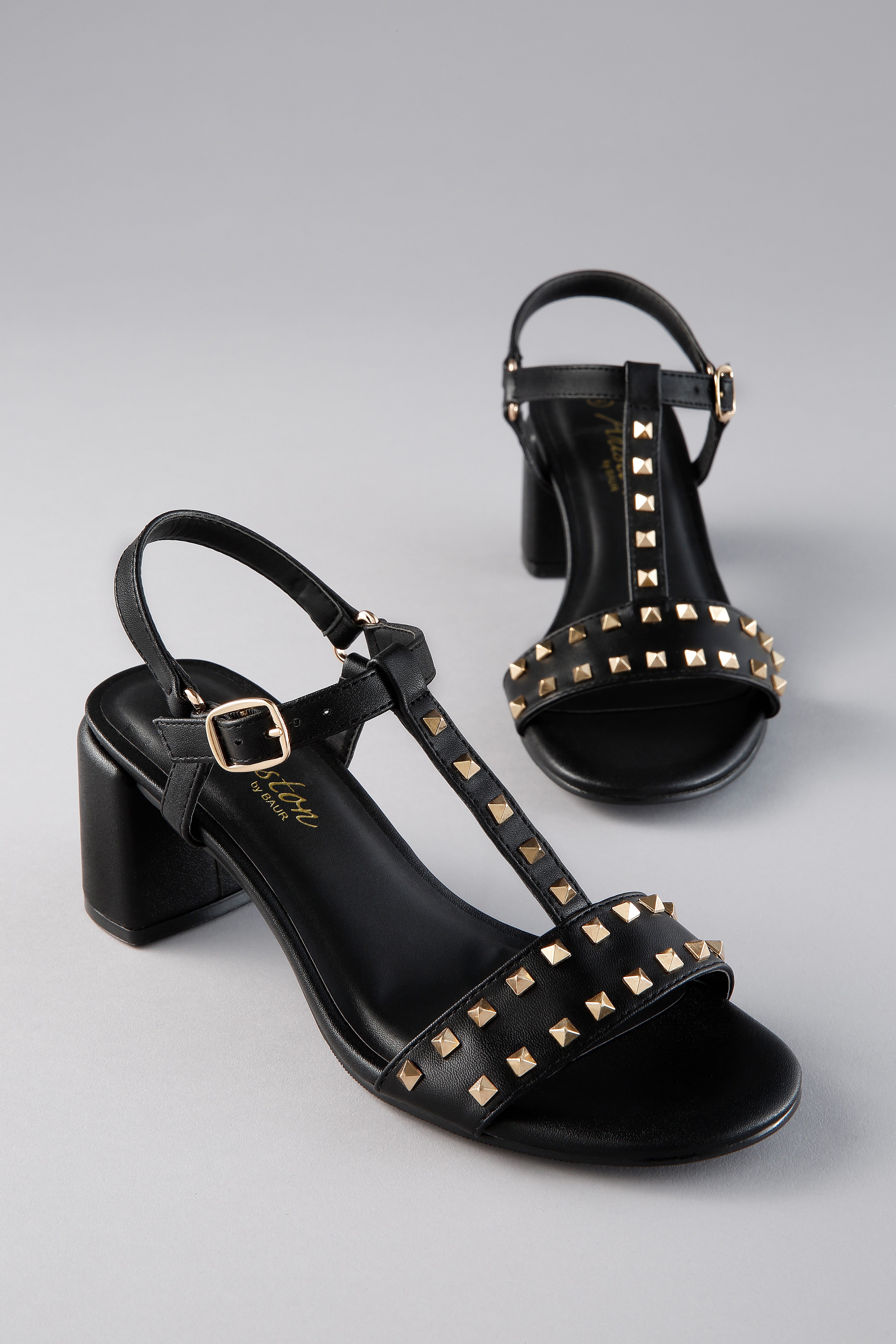 Aniston SHOES Riemchensandalette Sommerschuh, Blockabsatz, Nietenverzierung - NEUE KOLLEKTION. € 59,99