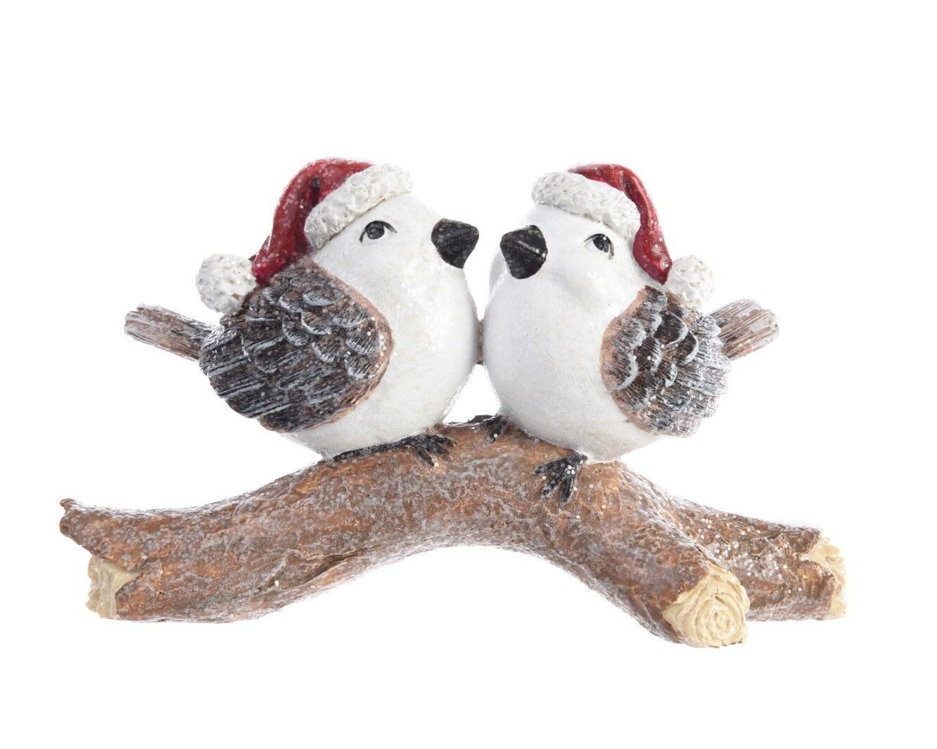 Kaemingk Tierfigur Vögel auf Zweig Deko Figur Polymagnesium