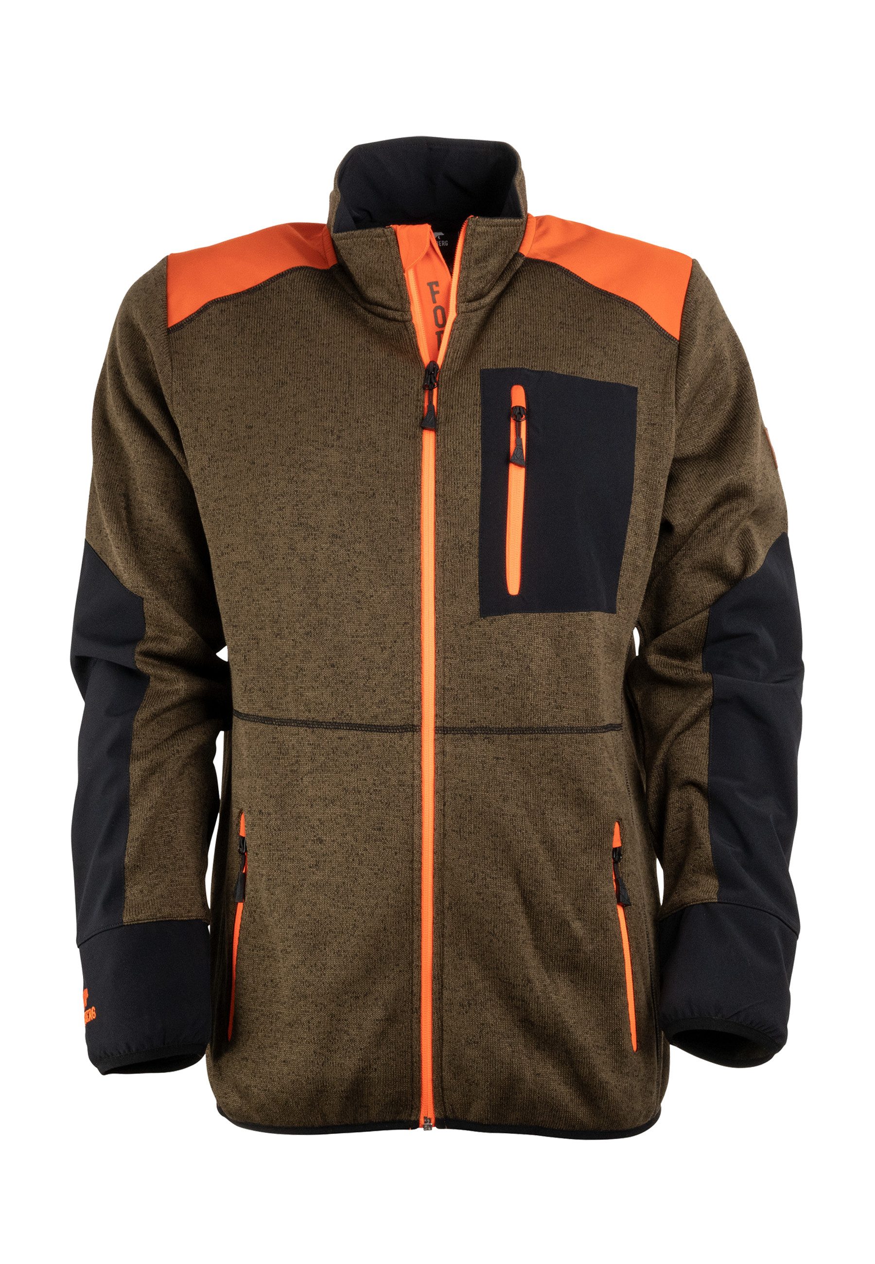 FORSBERG Arbeitsjacke Forst Strickjacke mit Verstärkungen