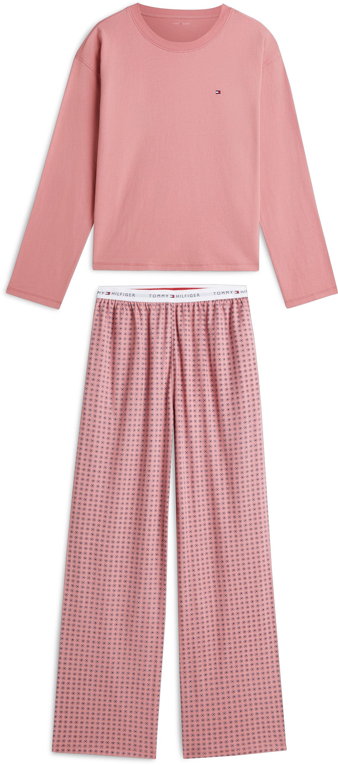 Tommy Hilfiger Underwear Pyjama LONGSLEEVE JERSEY PYJAMA SET (EXT.SIZES)
