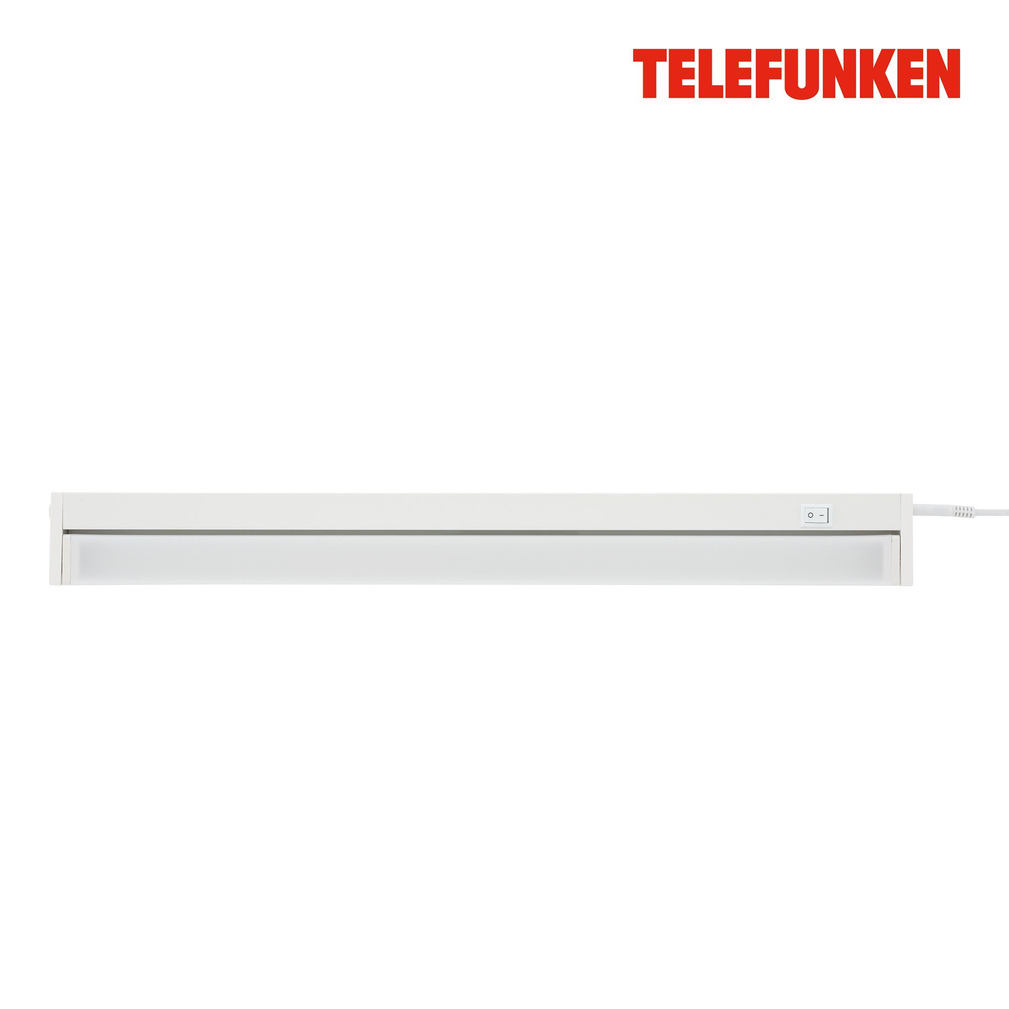 Telefunken LED Unterbauleuchte 600106TF, LED fest verbaut, Neutralweiß, Unterbauleuchte 8,5W 1000lm 4000K 55x6,1x2,4cm