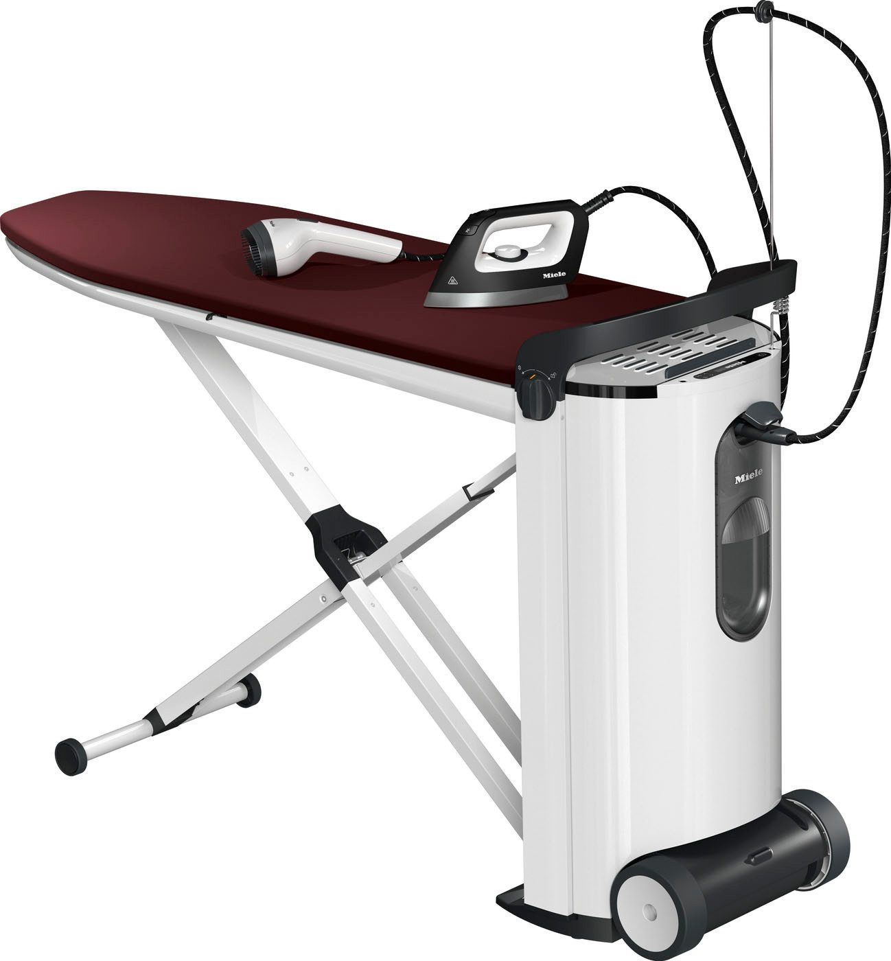 Miele Bügelsystem FashionMaster, 2200 W, mit Wabensohle & zusätzlichem Steamer für beste Bügelergebnisse