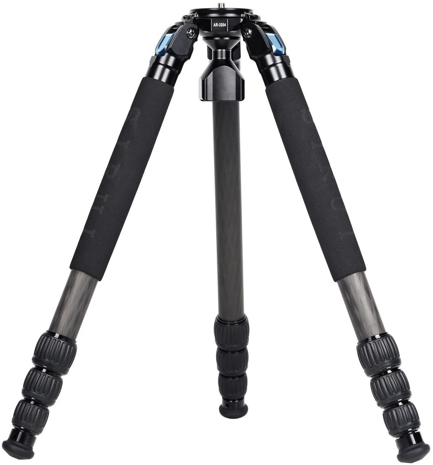 SIRUI AR-3204 Camcorderstativ (2-in-1 Sockel (fix/15° neigbar), Max 25 kg, Carbonbeine mit Spikes)