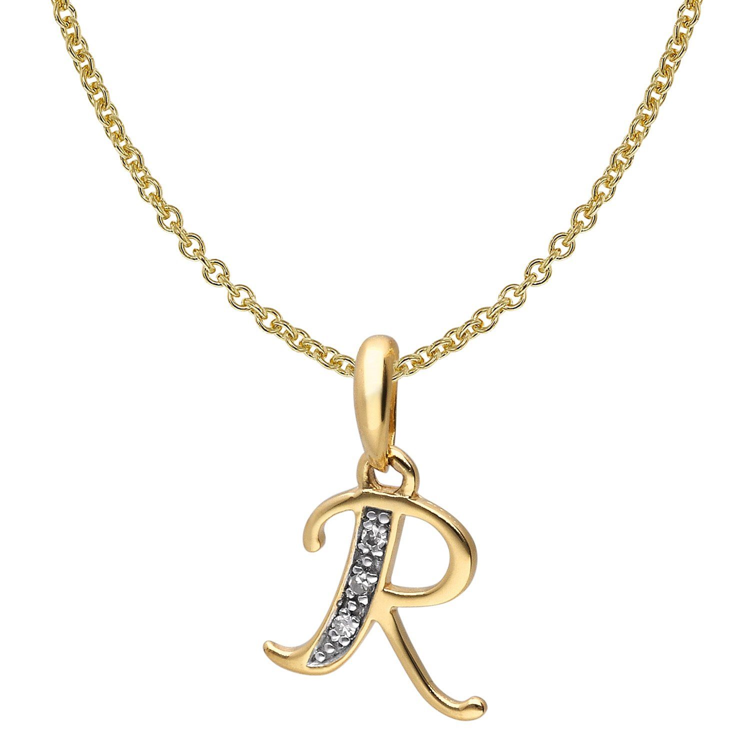 trendor Kette mit Anhänger Buchstaben-Anhänger R günstig online kaufen
