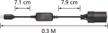 neue dawn USB auf KFZ Konverter 12V 1A - Dashcam, GPS, LED Strips Kompatibel KFZ Adapter (USB Betriebenden KFZ Adapter)