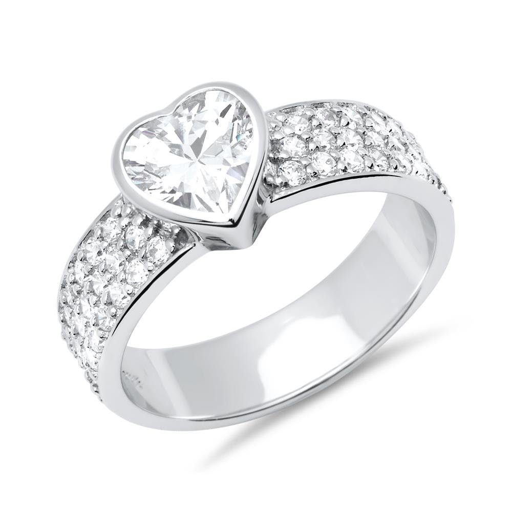 Silberring 925 Sterling Silber Unique Fingerring mit Steinbesatz SR0252