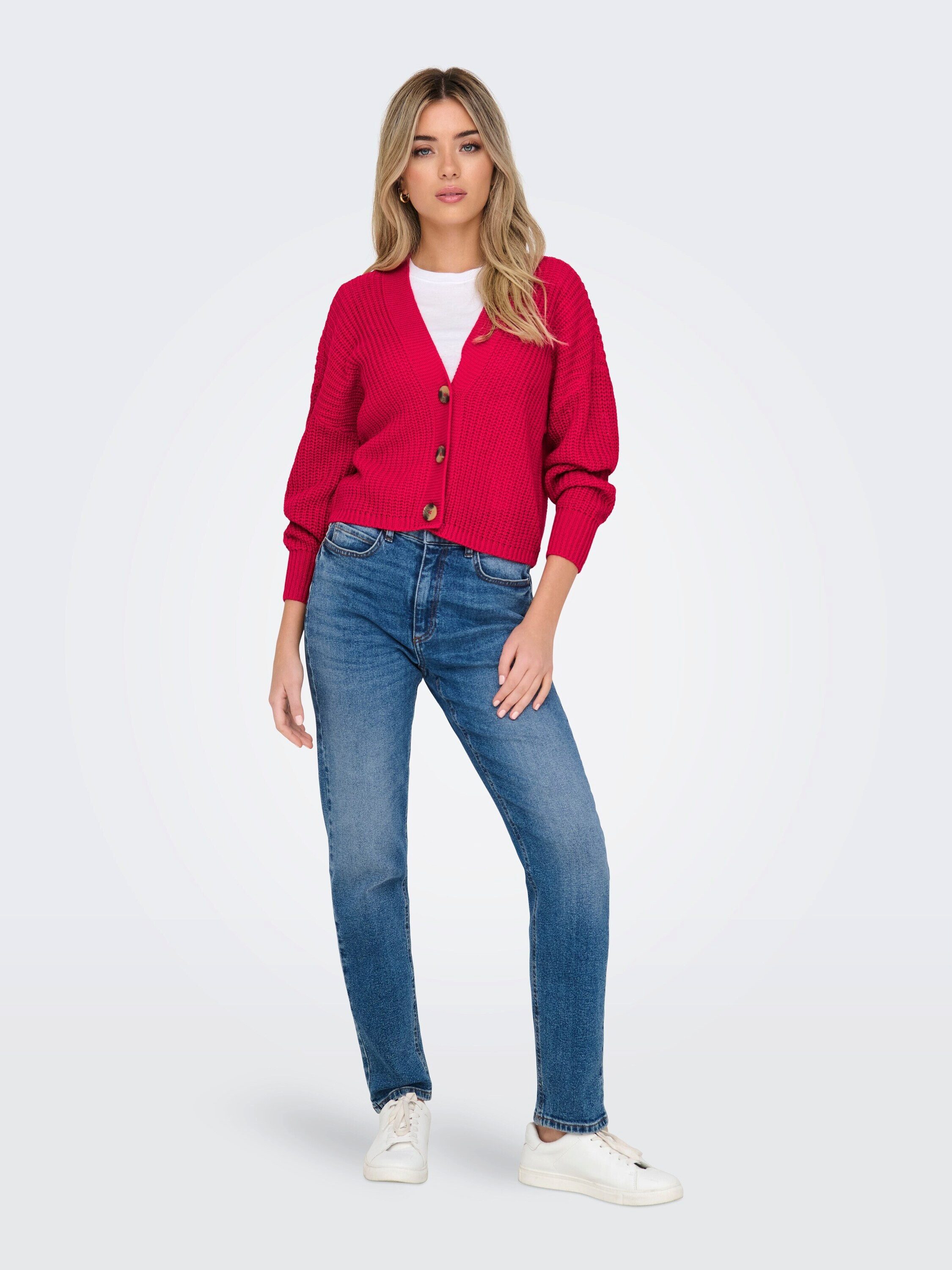 ONLY Strickjacke ONLCarol (1-tlg) Plain/ohne Details günstig online kaufen