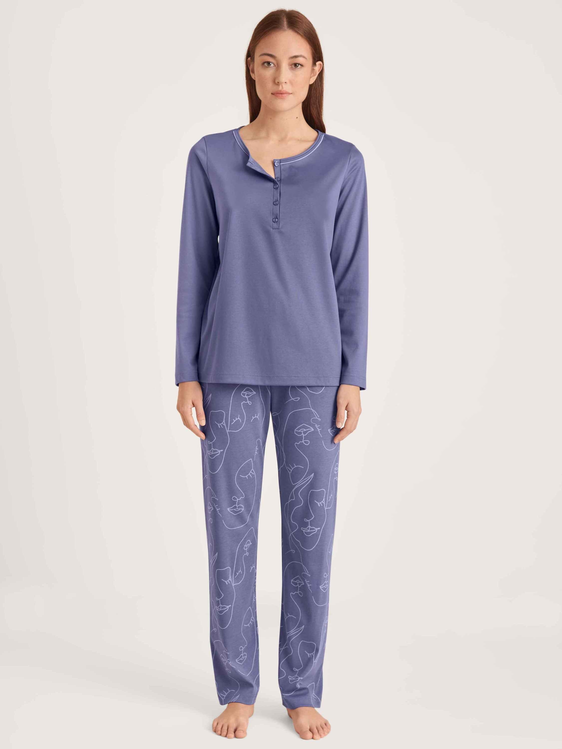 twilight tlg) CALIDA purple lang Pyjama Pyjama, (2