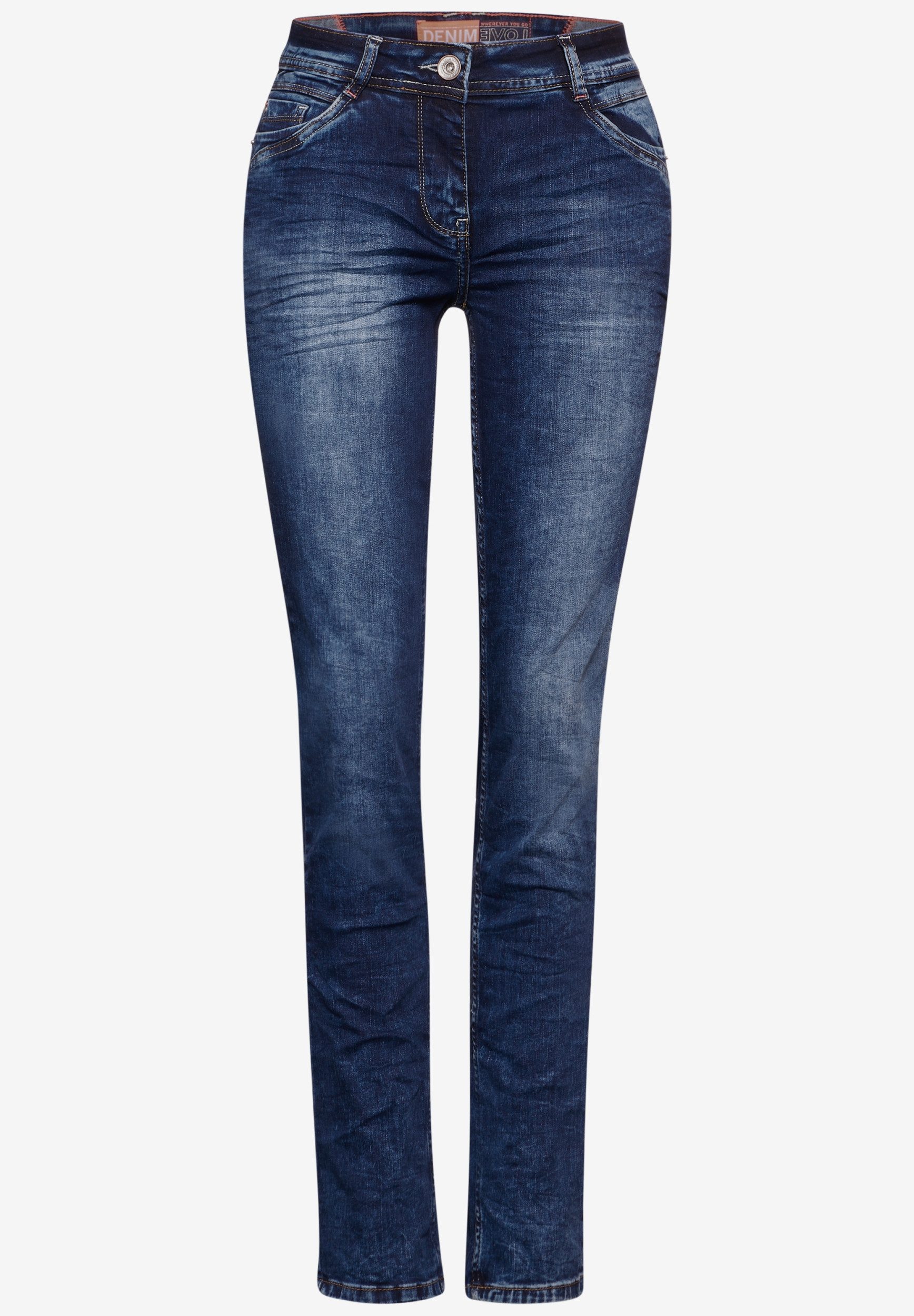 Chinohose Style NOS Scarlett Mid Blue